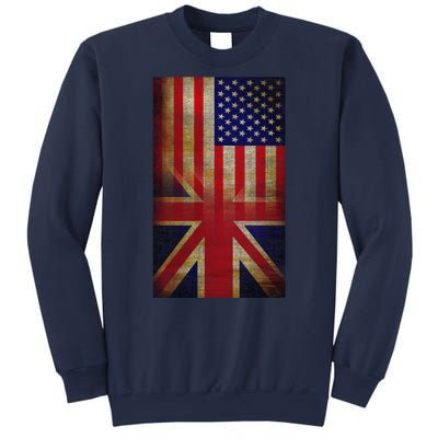 Vintage USA British Distress Flag Sweatshirt