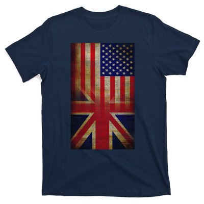 Vintage USA British Distress Flag T-Shirt