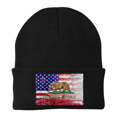 Vintage USA California Republic Flag Beanie