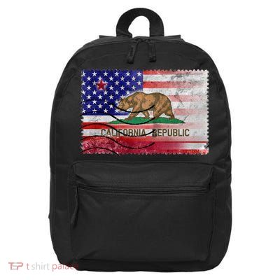 Vintage USA California Republic Flag 16 in Basic Backpack