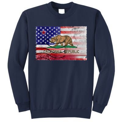 Vintage USA California Republic Flag Sweatshirt