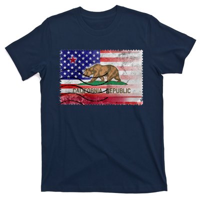 Vintage USA California Republic Flag T-Shirt