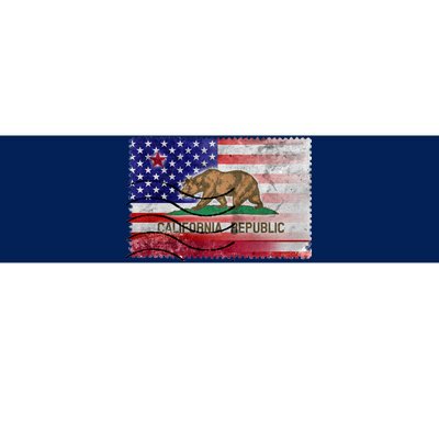 Vintage USA California Republic Flag Bumper Sticker