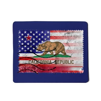 Vintage USA California Republic Flag Mousepad