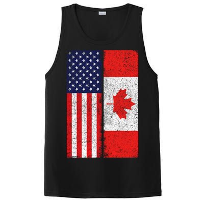 Vintage USA Canadian Flag PosiCharge Competitor Tank