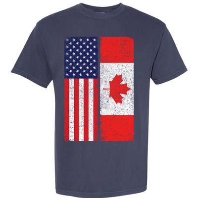 Vintage USA Canadian Flag Garment-Dyed Heavyweight T-Shirt