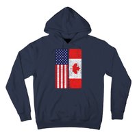 Vintage USA Canadian Flag Hoodie