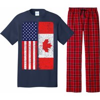 Vintage USA Canadian Flag Pajama Set