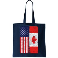 Vintage USA Canadian Flag Tote Bag