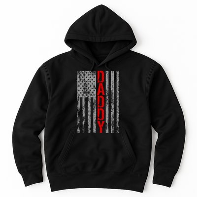Vintage USA DADDY Retro Flag Hoodie