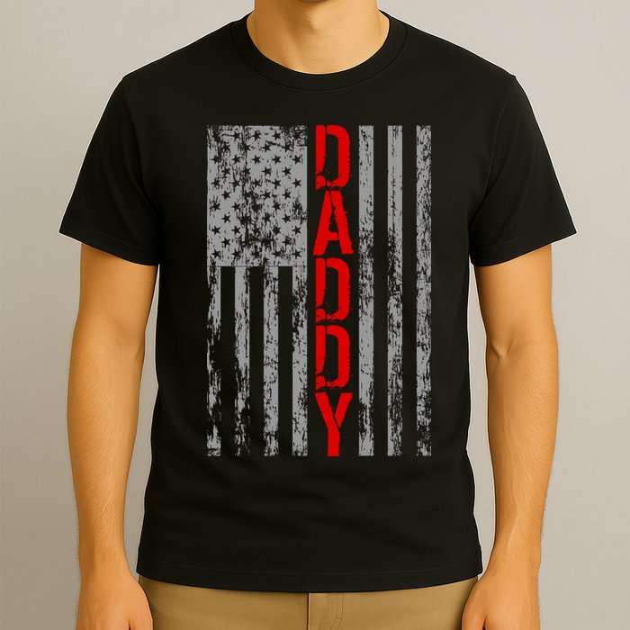 Vintage USA DADDY Retro Flag T-Shirt