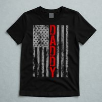 Vintage USA DADDY Retro Flag T-Shirt
