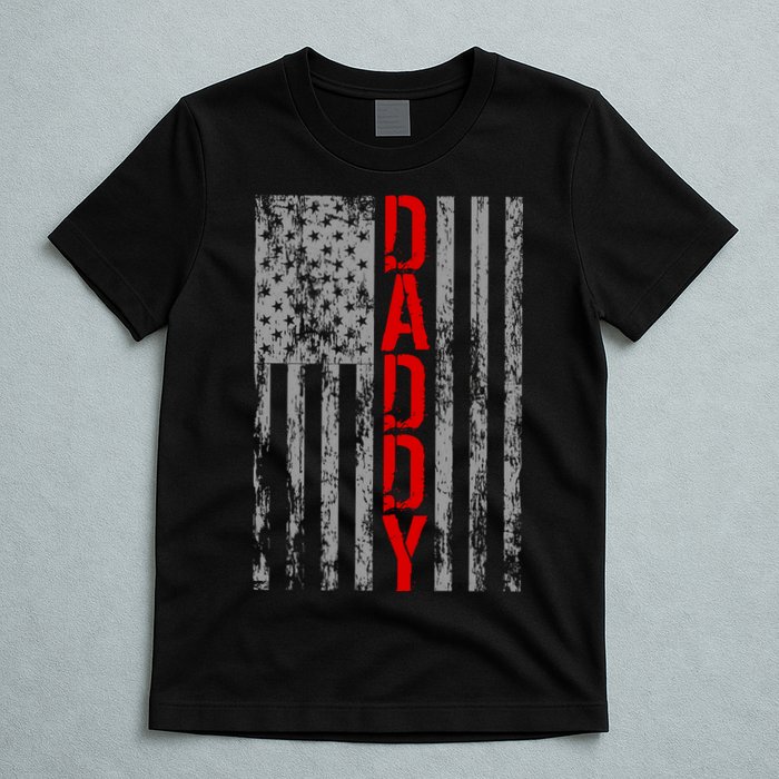Vintage USA DADDY Retro Flag T-Shirt