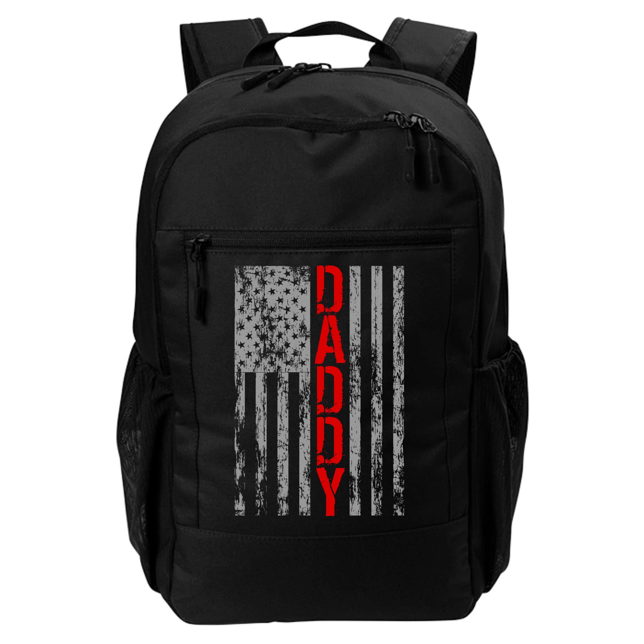 Vintage USA DADDY Retro Flag Backpack