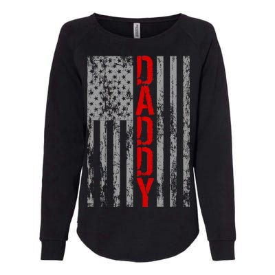 Vintage USA DADDY Retro Flag Womens California Wash Sweatshirt