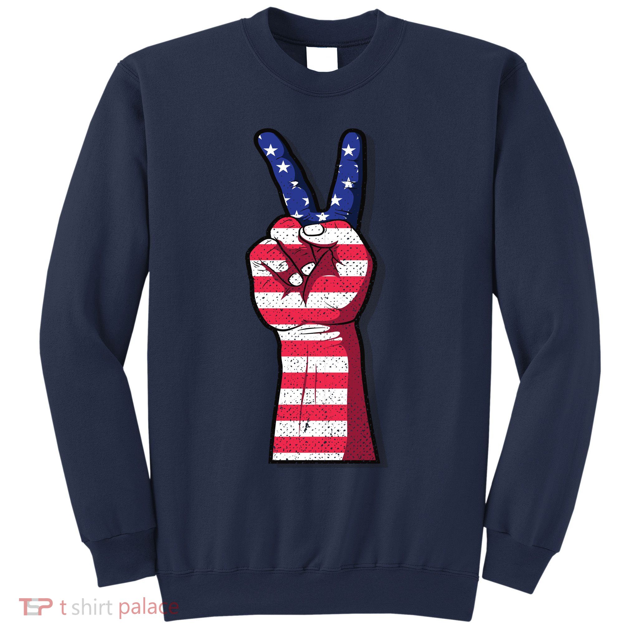Vintage USA Peace Sign Sweatshirt