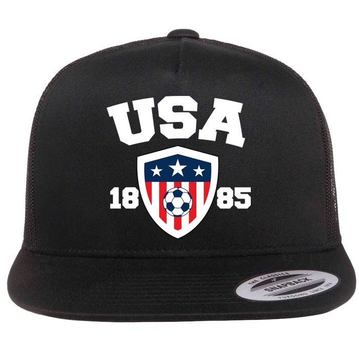 Vintage USA Soccer 1885 Flatbill Hat