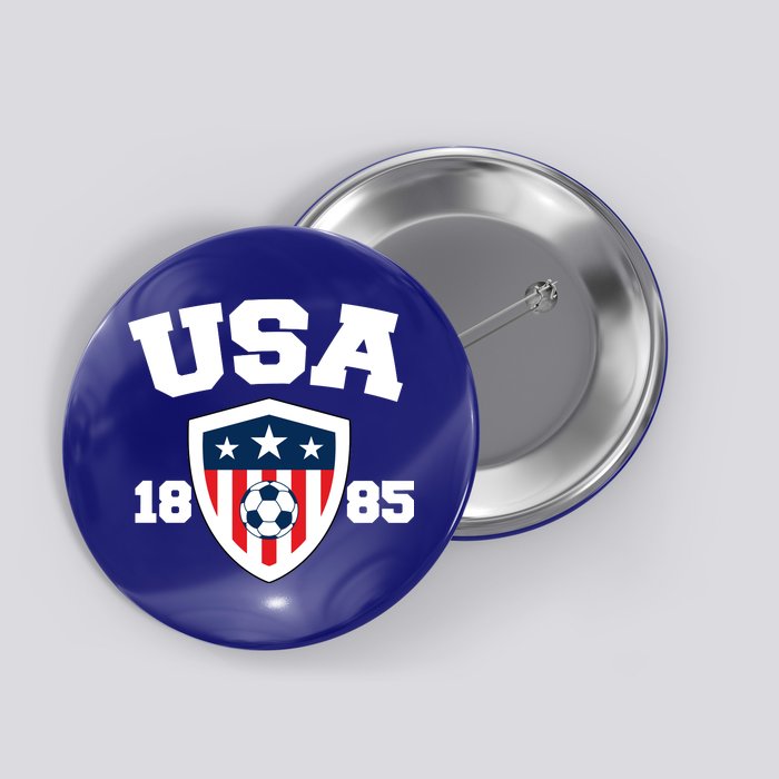 Vintage USA Soccer 1885 Button