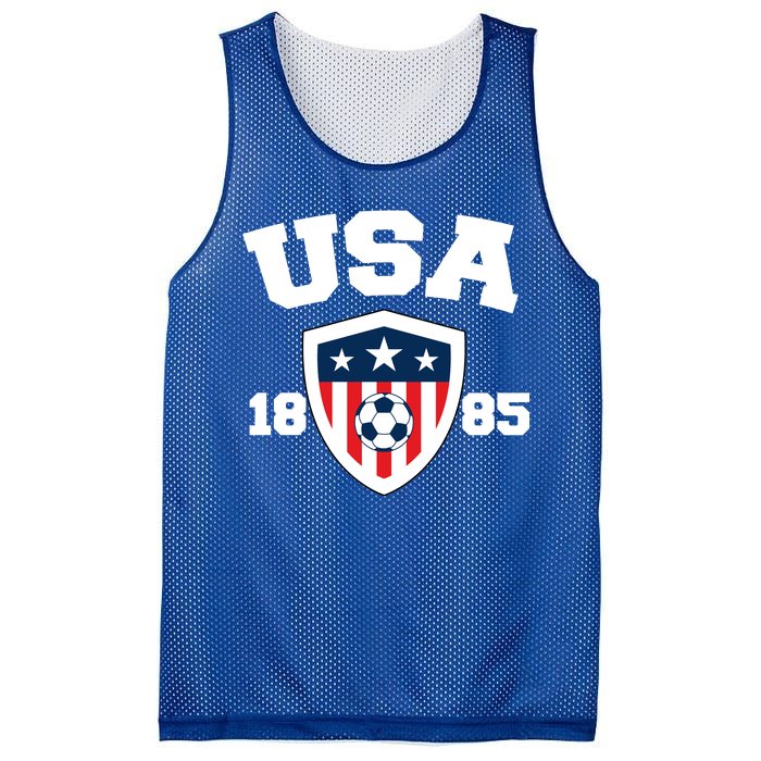 Vintage USA Soccer 1885 Mesh Reversible Basketball Jersey Tank