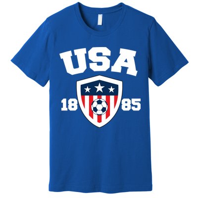 Vintage USA Soccer 1885 Premium T-Shirt