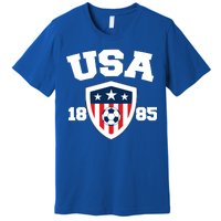 Vintage USA Soccer 1885 Premium T-Shirt