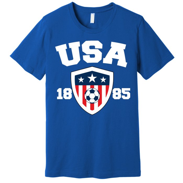 Vintage USA Soccer 1885 Premium T-Shirt