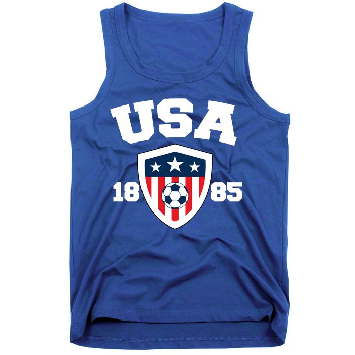 Vintage USA Soccer 1885 Tank Top