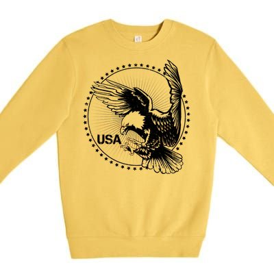 Vintage USA Star Eagle Premium Crewneck Sweatshirt