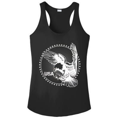 Vintage USA Star Eagle Ladies PosiCharge Competitor Racerback Tank