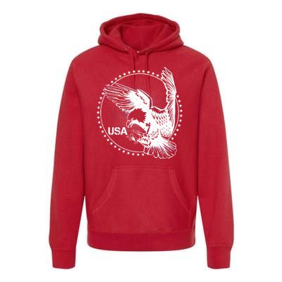 Vintage USA Star Eagle Premium Hoodie