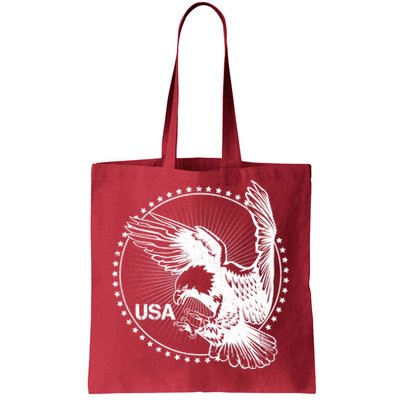 Vintage USA Star Eagle Tote Bag