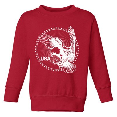 Vintage USA Star Eagle Toddler Sweatshirt