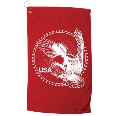 Vintage USA Star Eagle Platinum Collection Golf Towel