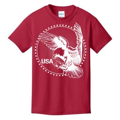 Vintage USA Star Eagle Kids T-Shirt