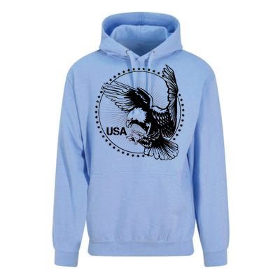 Vintage USA Star Eagle Unisex Surf Hoodie