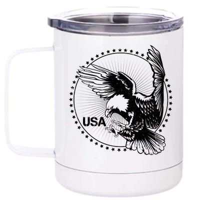 Vintage USA Star Eagle 12 oz Stainless Steel Tumbler Cup