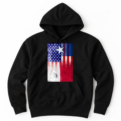 Vintage USA Texas American Flag Hoodie