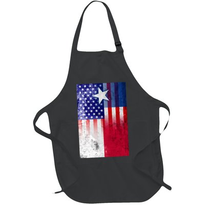 Vintage USA Texas American Flag Apron