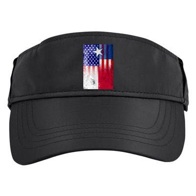 Vintage USA Texas American Flag Adult Drive Performance Visor