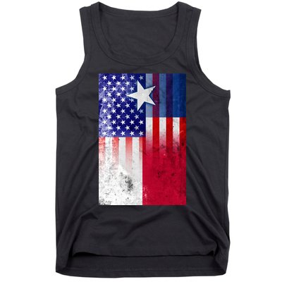 Vintage USA Texas American Flag Tank Top