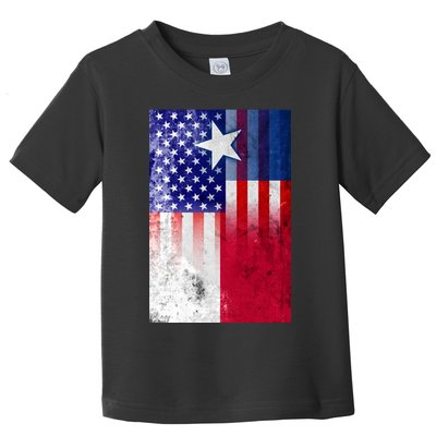 Vintage USA Texas American Flag Toddler T-Shirt