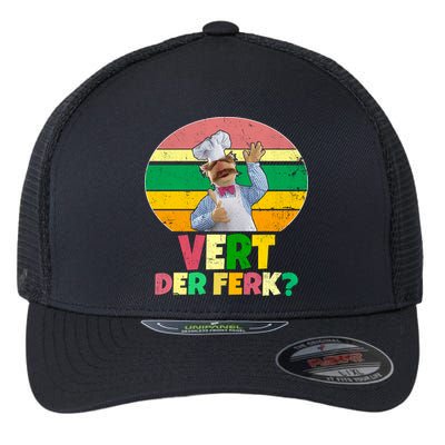 Vintage Vert Der Ferk Retro Swedish Chef Flexfit Unipanel Trucker Cap