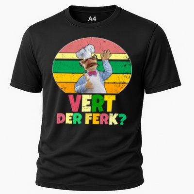 Vintage Vert Der Ferk Retro Swedish Chef Performance Shirt