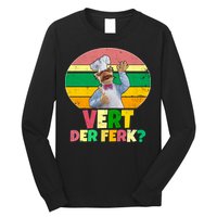 Vintage Vert Der Ferk Retro Swedish Chef Long Sleeve Shirt