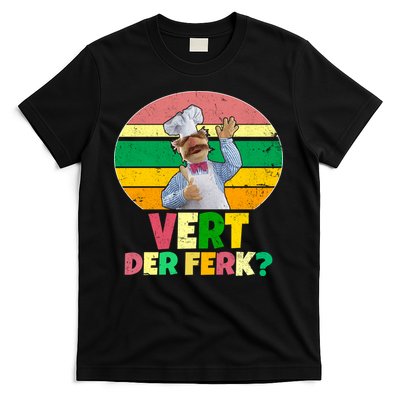 Vintage Vert Der Ferk Retro Swedish Chef T-Shirt