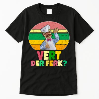 Vintage Vert Der Ferk Retro Swedish Chef Tall T-Shirt