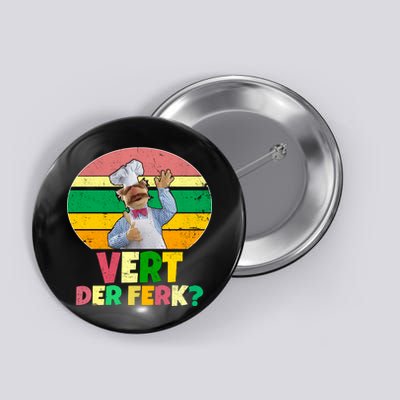 Vintage Vert Der Ferk Retro Swedish Chef Button