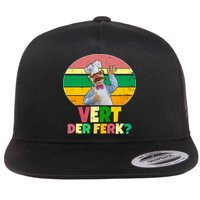 Vintage Vert Der Ferk Retro Swedish Chef Flatbill Hat