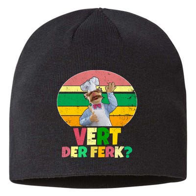 Vintage Vert Der Ferk Retro Swedish Chef Sustainable Beanie