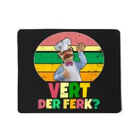 Vintage Vert Der Ferk Retro Swedish Chef Mousepad